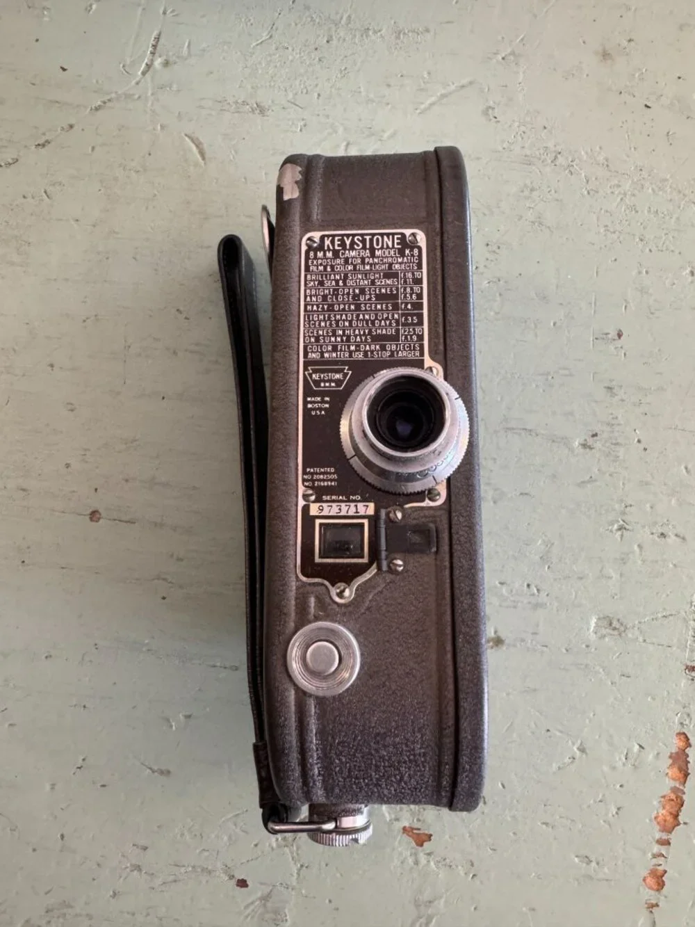 Keystone K 8 8mm Vintage Movie Camera w Original Box and Manual